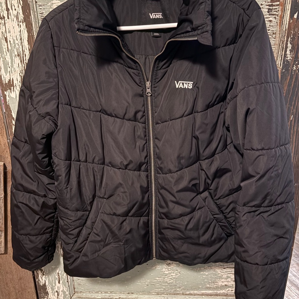 Vans Women's Black Puffer Coat